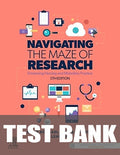 Test Bank for Navigating the Maze of Research 5th Edition by Debra Jackson