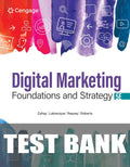 Test Bank for Digital Marketing Foundations and Strategy 5th Edition by Debra Zahay