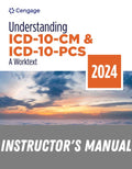 Instructor Manual for Understanding ICD-10-CM and ICD-10-PCS: A Worktext, 2024 Edition 9th Edition by Mary Jo Bowie
