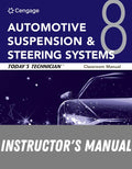 Instructor Manual for Today's Technician: Automotive Suspension & Steering Systems, Classroom Manual and Shop Manual 8th Edition by Mark Schnubel