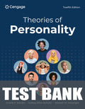 Test Bank for Theories of Personality 12th Edition by Duane P. Schultz