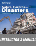 Instructor Manual for Natural Hazards and Disasters 6th Edition by Donald Hyndman
