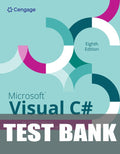Test Bank for Microsoft Visual C#: An Introduction to Object-Oriented Programming 8th Edition by Joyce Farrell