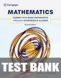 Test Bank for Mathematics: Journey from Basic Mathematics through Intermediate Algebra 2nd Edition by Richard N. Aufmann