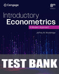 Test Bank for Introductory Econometrics: A Modern Approach 8th Edition by Jeffrey M. Wooldridge
