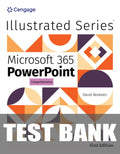 Test Bank for Illustrated Microsoft Office 365 & Powerpoint: Comprehensive 1st Edition by David Beskeen