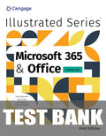 Test Bank for Illustrated Microsoft Office 365 & Office: Advanced 1st Edition by David Beskeen