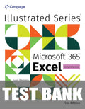 Test Bank for Illustrated Microsoft Office 365 & Excel: Comprehensive 1st Edition by Lynn Wermers