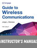 Instructor Manual for Guide to Wireless Communications 5th Edition by Jorge L. Olenewa