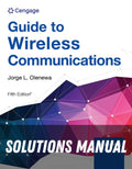 Solutions Manual for Guide to Wireless Communications 5th Edition by Jorge L. Olenewa