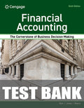 Test Bank for Financial Accounting 6th Edition by Jay S. Rich
