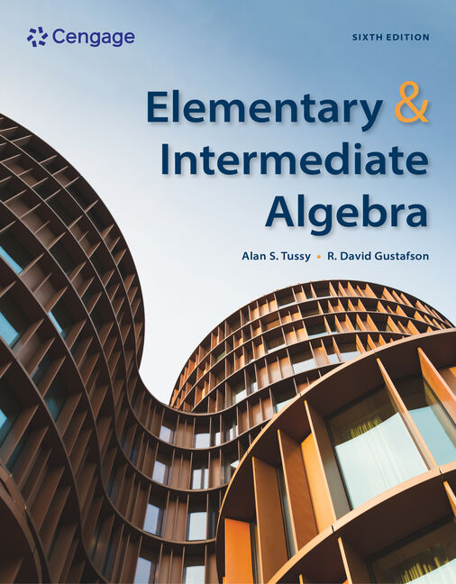 Test Bank for Elementary and Intermediate Algebra 6th Edition by Alan S. Tussy