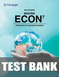 Test Bank for ECON MACRO 7th Edition by William A. McEachern