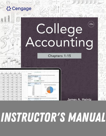 Instructor Manual for College Accounting, Chapters 1-15 24th Edition by James A. Heintz