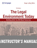 Instructor Manual for The Legal Environment Today 11th Edition by Roger LeRoy Miller