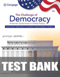 Test Bank for The Challenge of Democracy: American Government in Global Politics 16th Edition by Kenneth Janda