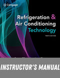 Instructor Manual for Refrigeration & Air Conditioning Technology 10th Edition by Eugene Silberstein