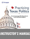 Instructor Manual for Practicing Texas Politics 19th Edition by Lyle C. Brown