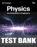 Test Bank for Physics for Scientists and Engineers 11th Edition by Raymond A. Serway