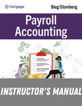 Instructor Manual for Payroll Accounting 2026 36th Edition by Bernard J. Bieg