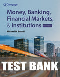 Test Bank for Money, Banking, Financial Markets & Institutions 3rd Edition by Michael Brandl