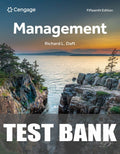 Test Bank for Management 15th Edition by Richard L. Daft
