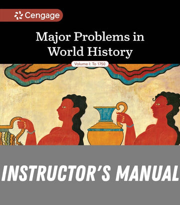 Instructor Manual for Major Problems in World History Volume I 1st Edition by William J.  Duiker
