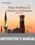 Instructor Manual for Major Problems in Western Civilization, Volume I 1st Edition by Jackson Spielvogel