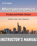 Instructor Manual for Macroeconomics: Private and Public Choice 18th Edition by James D. Gwartney
