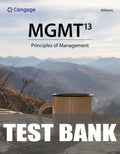 Test Bank for MGMT 13th Edition by Chuck Williams