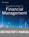 Instructor Manual for Fundamentals of Financial Management 17th Edition by Eugene F. Brigham