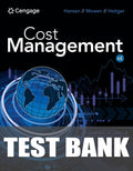 Test Bank for Cost Management 6th Edition by Don R. Hansen