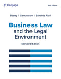 Instructor Manual for Business Law and the Legal Environment, Standard Edition 10th Edition by Jeffrey F. Beatty