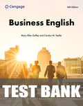 Test Bank for Business English 14th Edition by Mary Ellen Guffey