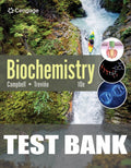 Test Bank for Biochemistry 10th Edition by Mary K. Campbell