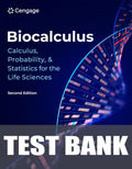 Test Bank for Biocalculus: Calculus, Probability, and Statistics for the Life Sciences 2nd Edition by James Stewart