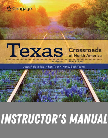 Instructor Manual for Texas: Crossroads of North America 3rd Edition by Jesús F. de la Teja