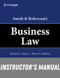 Instructor Manual for Smith & Roberson's Business Law 19th Edition by Richard A. Mann