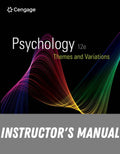 Instructor Manual for Psychology: Themes and Variations 12th Edition by Wayne Weiten