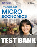 Test Bank for Principles of Microeconomics 11th Edition by N. Gregory Mankiw