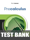 Test Bank for Precalculus 12th Edition by Ron Larson