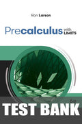 Test Bank for PRECALCULUS WITH LIMITS 6th Edition by Guide