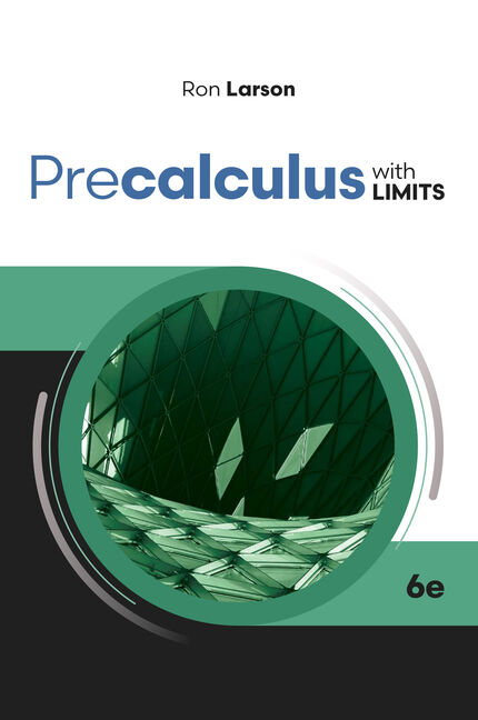 Solutions Manual for PRECALCULUS WITH LIMITS 6th Edition by Guide