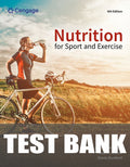 Test Bank for Nutrition for Sport and Exercise 6th Edition by J. Andrew Doyle