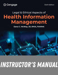Instructor Manual for Legal & Ethical Aspects of Health Information Management 6th Edition by Dana C. McWay