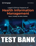 Test Bank for Legal & Ethical Aspects of Health Information Management 6th Edition by Dana C. McWay
