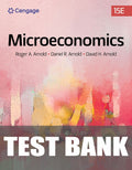 Test Bank for Microeconomics 15th Edition by Roger A. Arnold