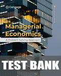 Test Bank for Managerial Economics: A Problem Solving Approach 7th Edition by Luke M. Froeb