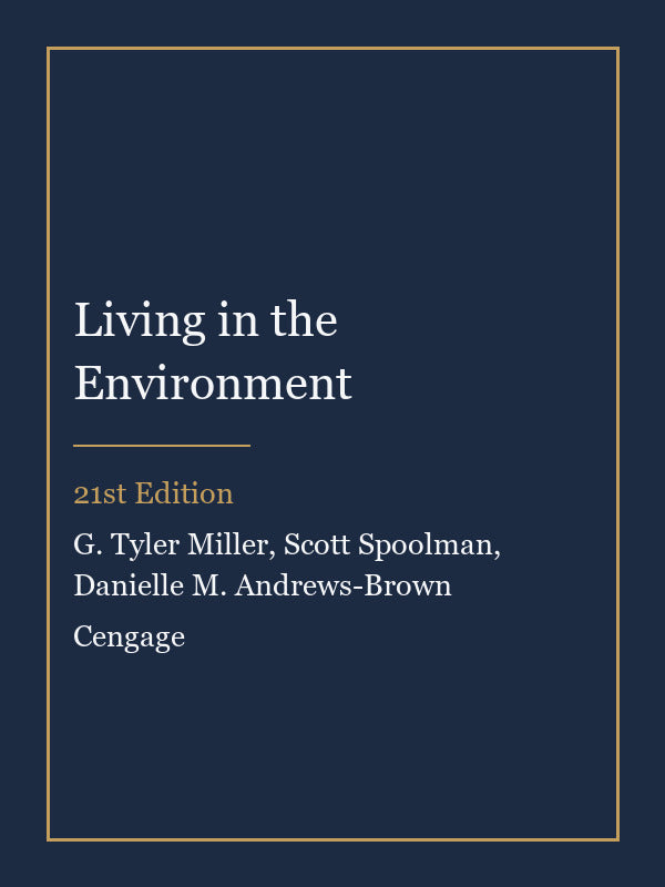 Test Bank for Living in the Environment 21st Edition by G. Tyler Miller