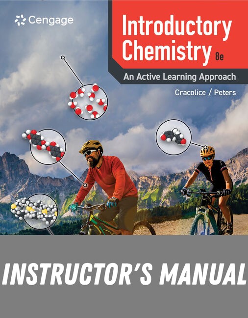 Instructor Manual for Introductory Chemistry: An Active Learning Approach 8th Edition by Mark S. Cracolice
